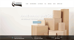Desktop Screenshot of hanemann-international.de